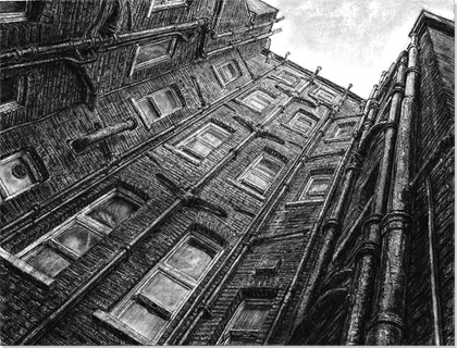 Alexander Selivanov, Original charcoal on paper