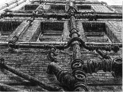 Alexander Selivanov, Original charcoal on paper