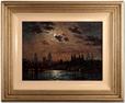 Andrew Grant Kurtis, Original oil painting on panel, London by Moonlight