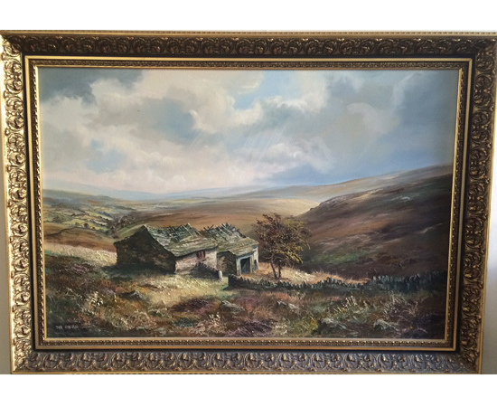 John Corcoran, Original oil painting on canvas, Wuthering Heights
