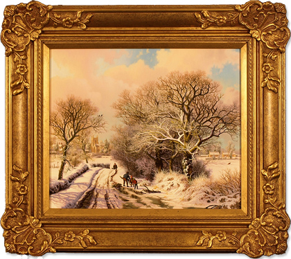 Daniel Van Der Putten, Signed original oil painting