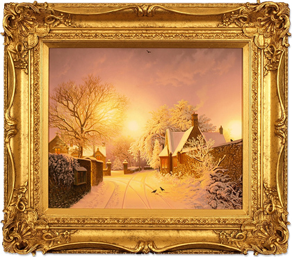Daniel Van Der Putten, Signed original oil painting
