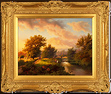 Daniel Van Der Putten, Signed original oil painting