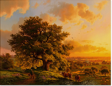 Daniel Van Der Putten, Signed original oil painting