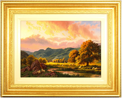 Daniel Van Der Putten, Signed original oil painting