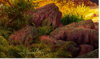 Daniel Van Der Putten, Signed original oil painting