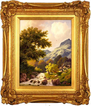 Daniel Van Der Putten, Signed original oil painting