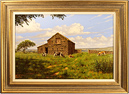 Edward Hersey, Original oil painting on canvas, Swaledale Farm