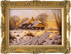 Edward Hersey, signed original oil painting on canvas