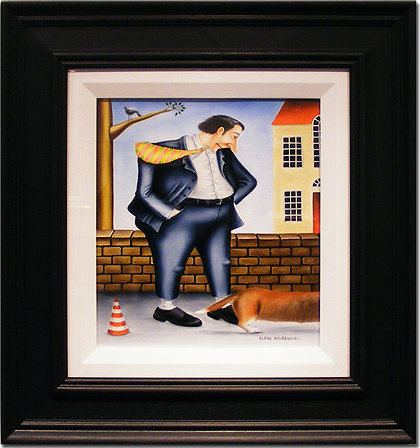 Elena Kourenkova, Original oil painting on panel