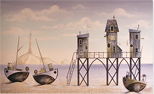 Gary Walton, Watercolour, The Seaside