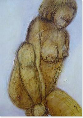 Ges Wilson, Creator Searcher, oil on canvas