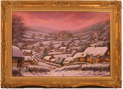 Gordon Lees, Signed, original oil painting on canvas
