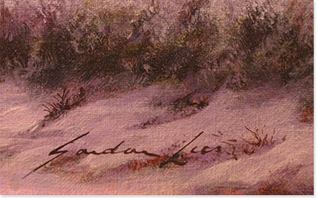 Gordon Lees, Signed, original oil painting on canvas