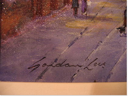 Gordon Lees | Original Oil Painting on Canvas, York Minster, Snow Scene