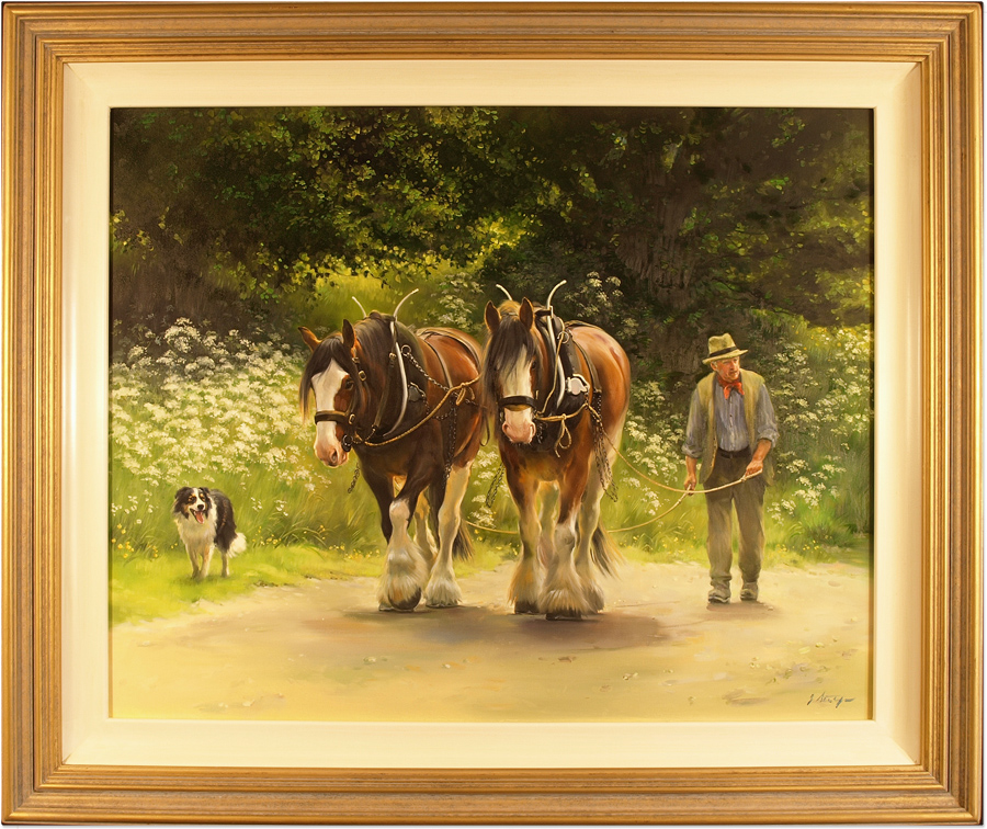 Jacqueline Stanhope, original Oil Painting on Canavs