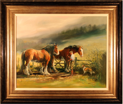 Jacqueline Stanhope, Original Oil Painting on canvas