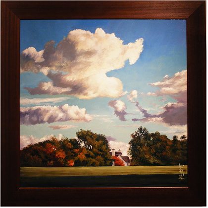 John Luce Lockett | Original Oil painting on canvas. Park Avenue Sky