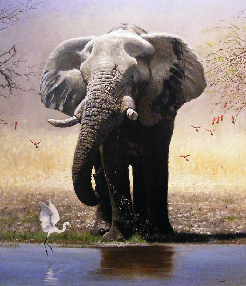 Pip McGarry, Original painting on Canvas. 