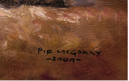 Pip McGarry, Original oil painting on Canvas
