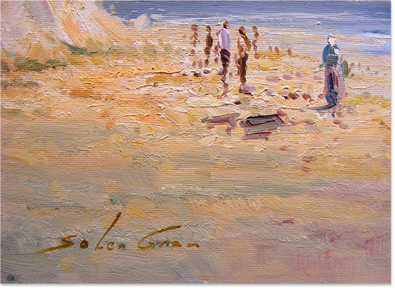 Soler Grau (Juan de la Cruz Lopez) Original Oil Painting