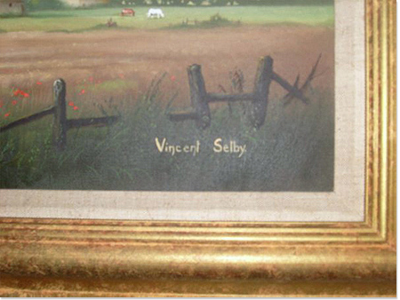 Vincent Selby | Country Scene, Original Oil Painting on Canvas