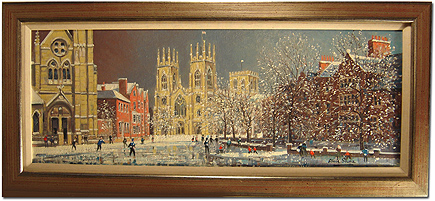 Alan Stuttle | Original Oil Painting, York Scene