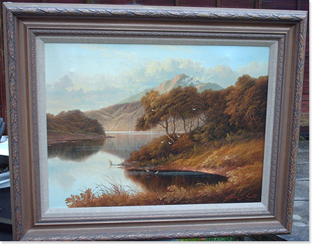 Andrew Grant Kurtis | Original Oil Painting on Panel, Moonlight Reflection