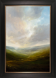 Clare Haley, Original oil painting on panel, The Valley Begins to Wake