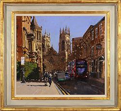 David Sawyer, RBA, Original oil painting on panel, York Minster, View from the Southeast