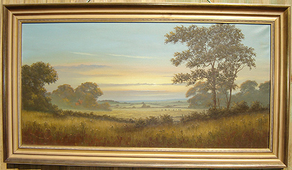 David Morgan. Original oil painting on canvas