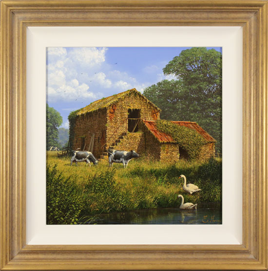 Edward Hersey, Original oil painting on canvas, The Old Dairy