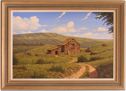 Edward Hersey, In the Cotswolds, Original Oil Painting on canvas