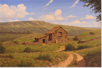 Edward Hersey, In the Cotswolds, Original Oil Painting