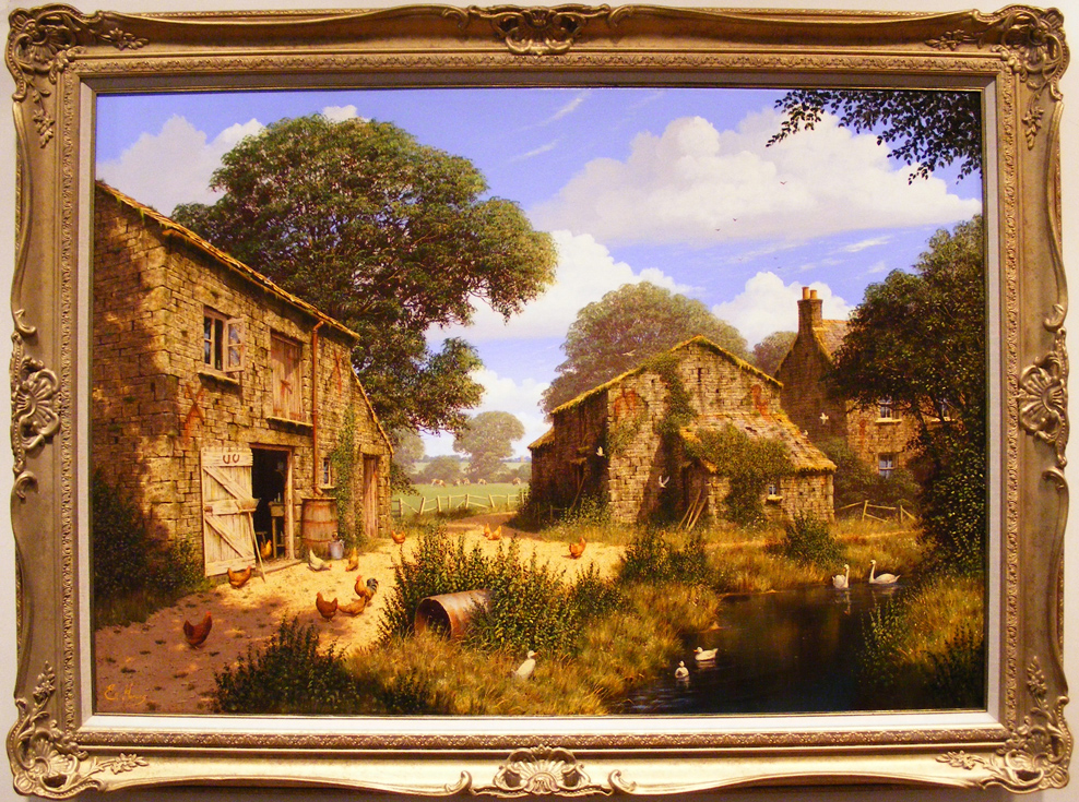 Edward Hersey, Signed, Original Oil Painting on Canvas