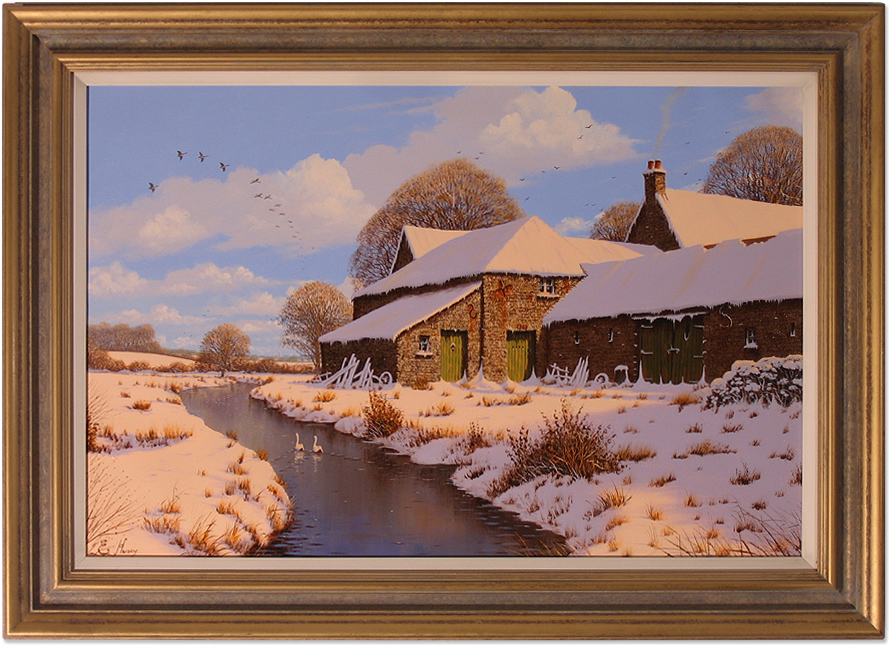 Edward Hersey, Signed, Original Oil Painting on Canvas