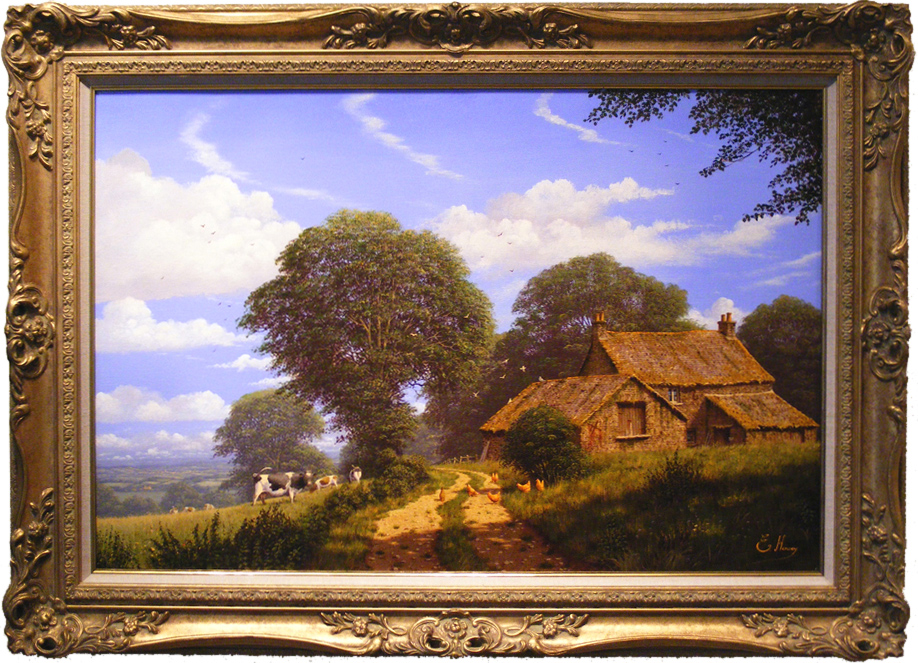 Edward Hersey, Signed, Original Oil Painting on Canvas