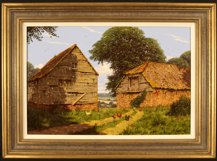 Edward Hersey, Signed, Original Oil Painting on Canvas