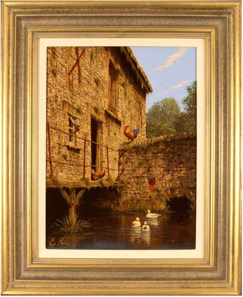 Edward Hersey, Signed, Original Oil Painting on Canvas