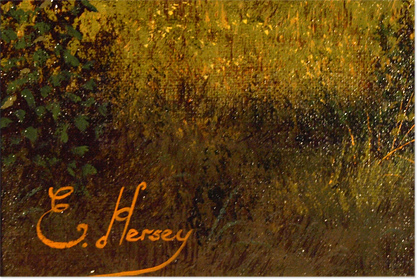 Edward Hersey, Cotwolds Farm, Original Oil Painting on canvas