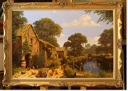 Edward Hersey, Signed original oil painting on canvas