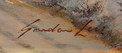 Gordon Lees, Original Oil Painting on canvas