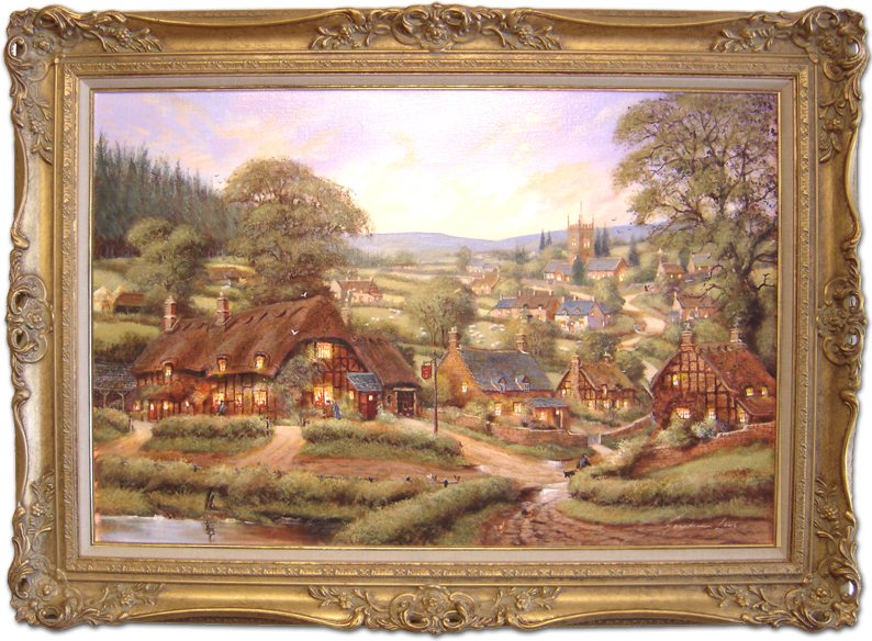 Gordon Lees, Signed oil painting