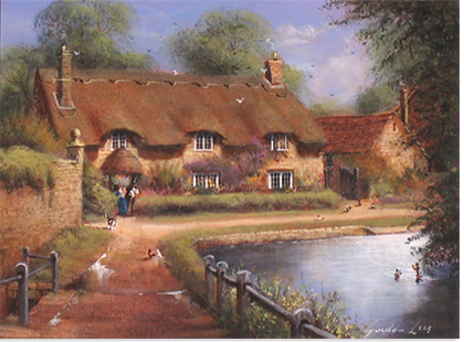 Gordon Lees | Thornton le Dale, Original Oil Painting on Canvas