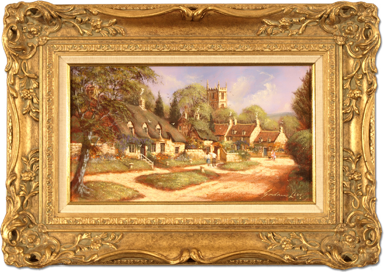 Gordon Lees, Signed oil painting