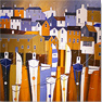 Jean May Parsons, Acrylic on box canvas