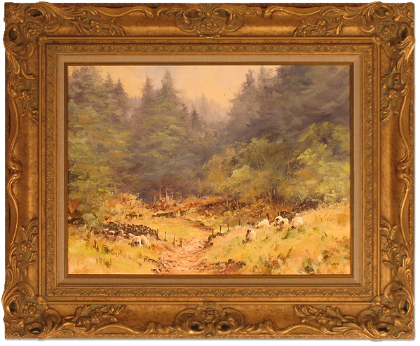 Joe Hush | Original Oil Painting, Country Scene
