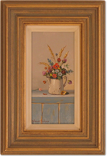 Johannes Eerdmans - Fruit in Bowl, Original Oil Painting