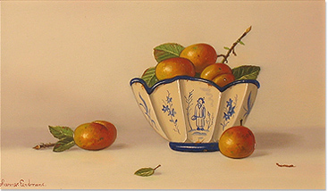 Johannes Eerdmans | Plums in China, Original Oil Painting
