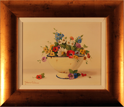 Johannes Eerdmans - Flowers, Original Oil Painting
